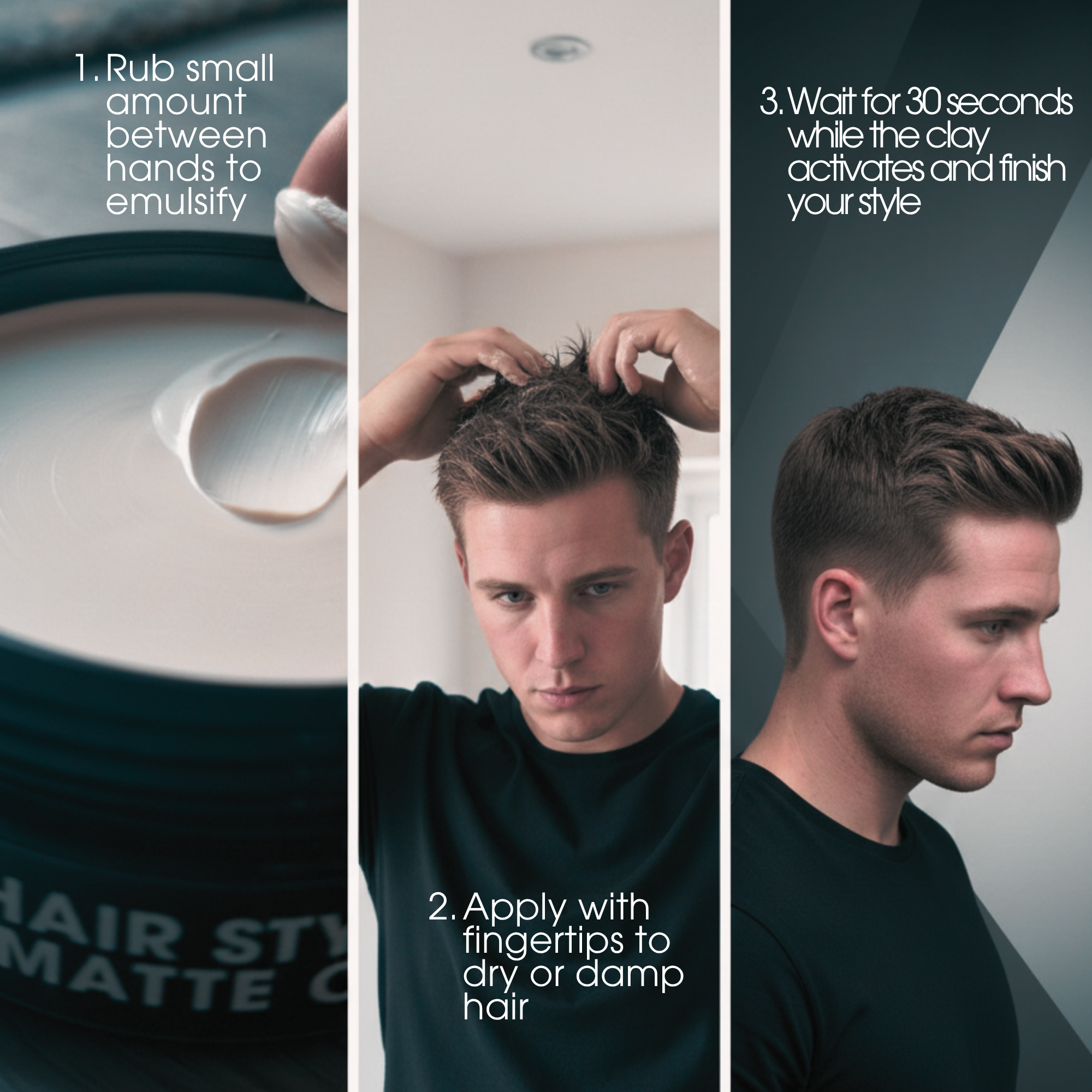 Hair Styling Matte Clay 100g